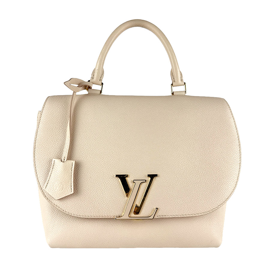 ルイ ヴィトン LOUIS VUITTON ハンドバッグ ショルダーバッグ ヴォルタ レザー ライトベージュ ゴールド レディース M55060 z8709