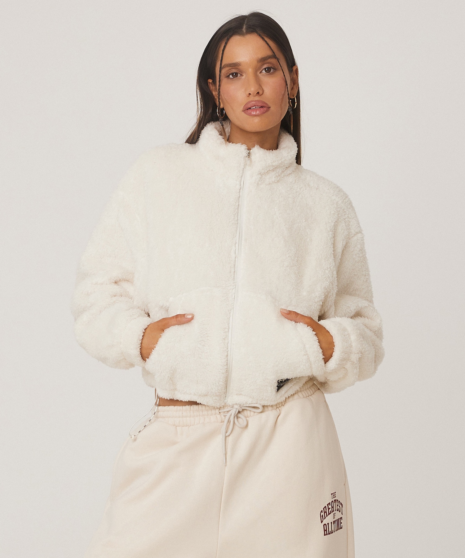 HDEX レディースパープルジップアップ 2色