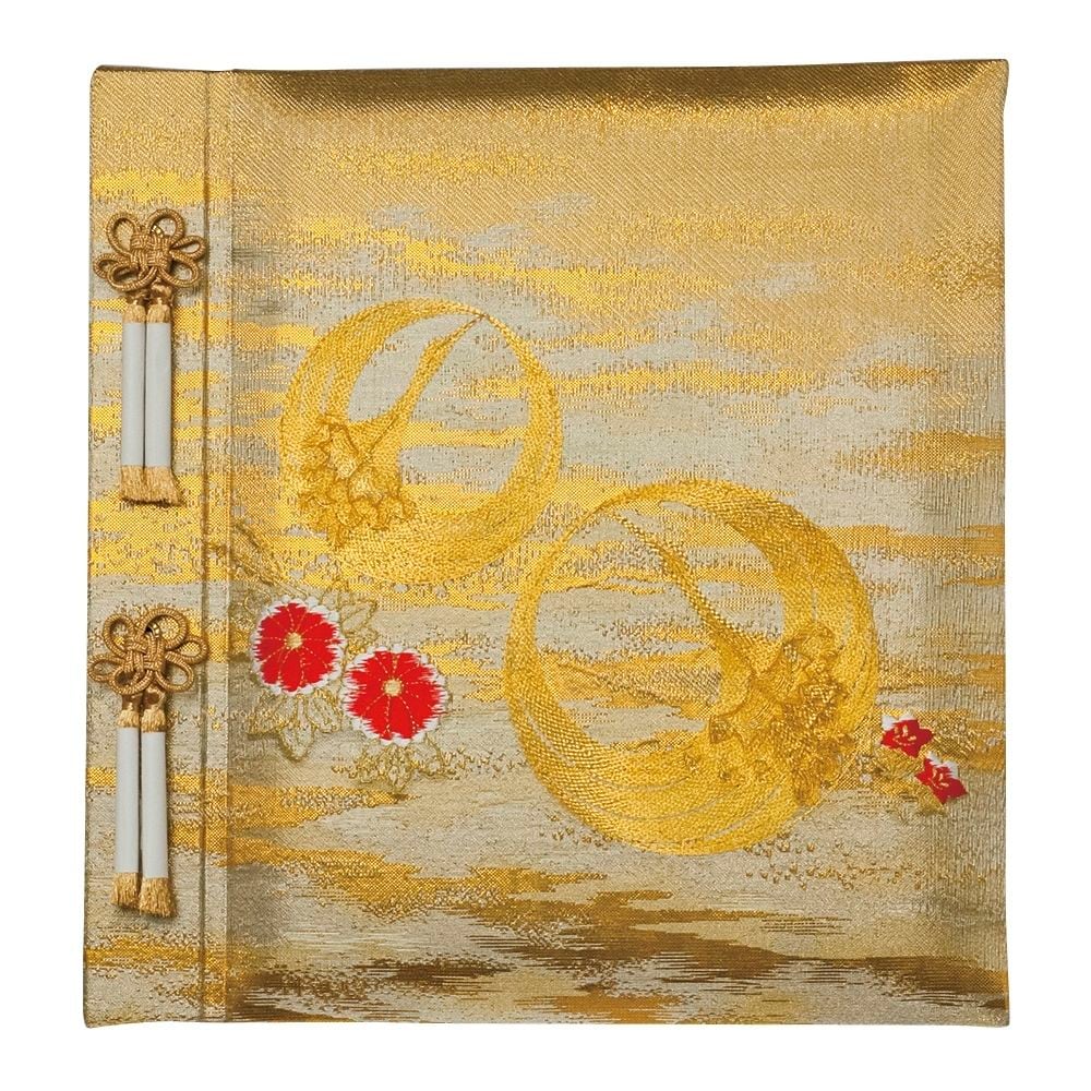 フエルアルバム 婚礼用 L シルバー台紙 金駒鶴 ア-LK-121/N-1