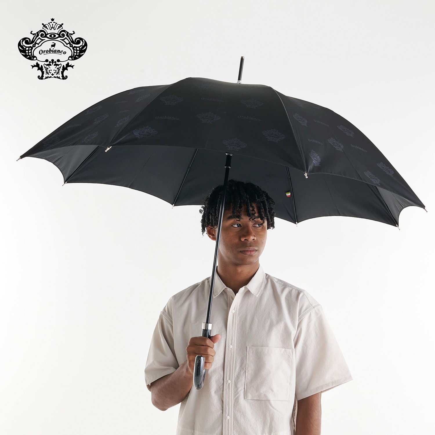 長傘 雨傘 メンズ レディース 軽量 撥水 コロナロゴ ブラック 黒 607010002