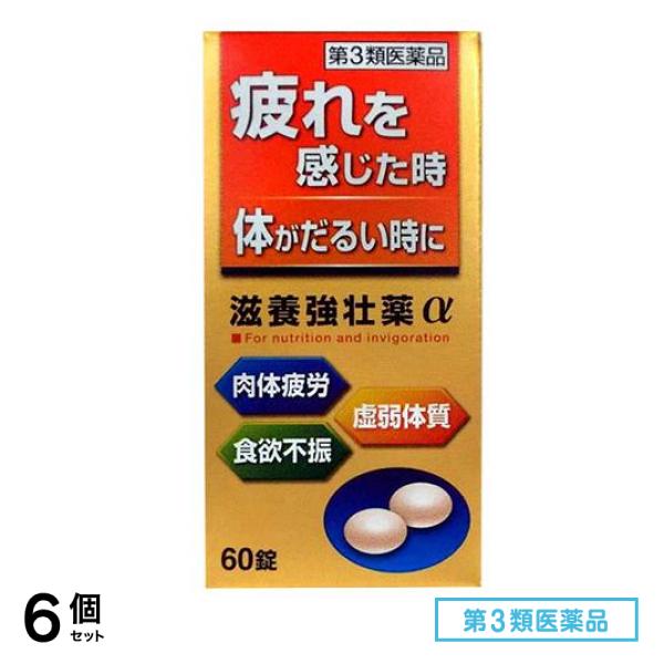 第３類医薬品 滋養強壮薬α 60錠 6個セット