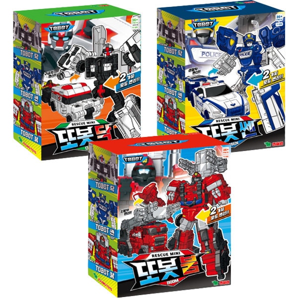 ミニトボット+セン+ブーム 3点セット レスキュー S.O.S (ミニ)