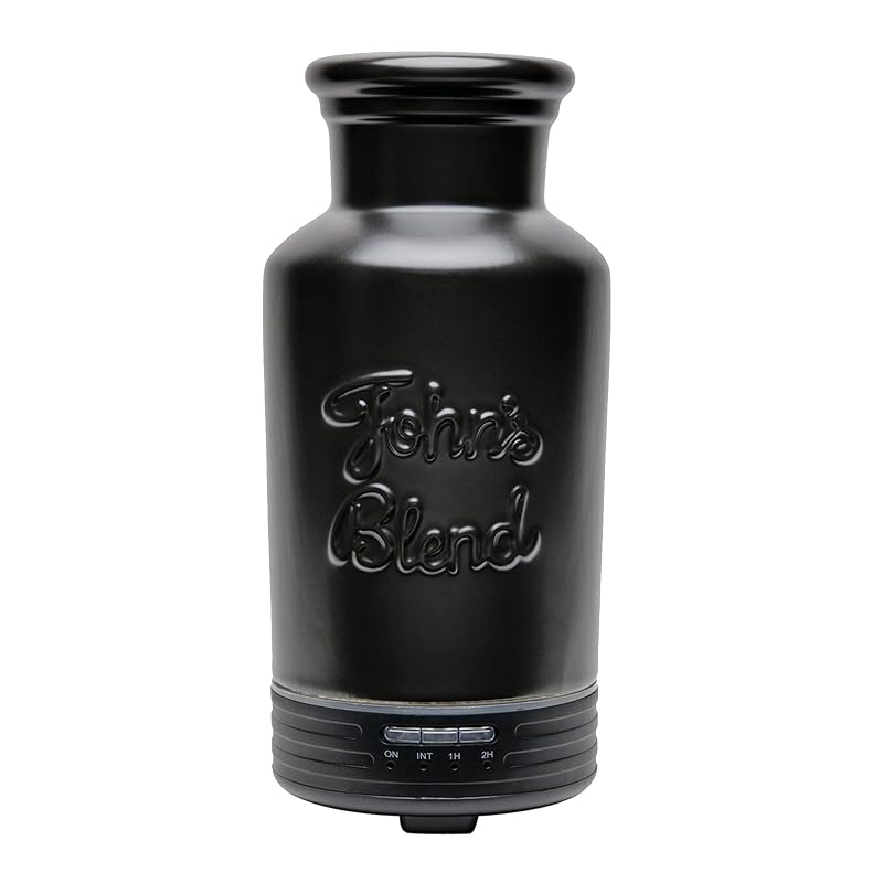 John’s Blend(ジョンズブレンド) アロマディフューザー 超音波式 セラミック アロマディフューザー ブラック 100ml OA-JON-74-1