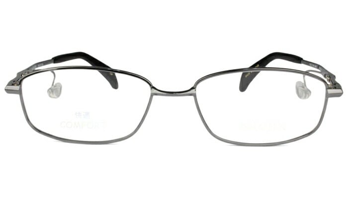 ネオジン NEOJIN nj2315s c.20 グレー フルリム スクエア 鼻パッドなし メガネ サイドパッド ノーズパッドなし 眼鏡 めがね メンズ