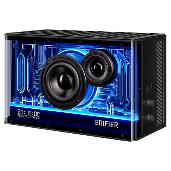 ED-QD35-BK ブラック ワイヤレススピーカー(GaN充電器搭載)