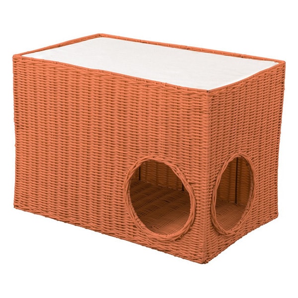 ファミリー・ライフ ソファーサイドキャットハウス ブラウン(9239420) メーカー直送