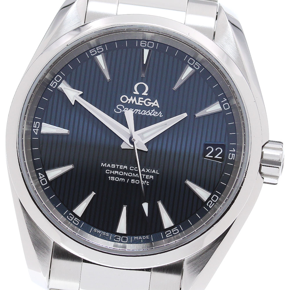 オメガ OMEGA 231.10.39.21.03.002 シーマスター アクアテラ 150Ｍ マスターコーアクシャル 自動巻き メンズ 箱・保証書付き_861634【中古】