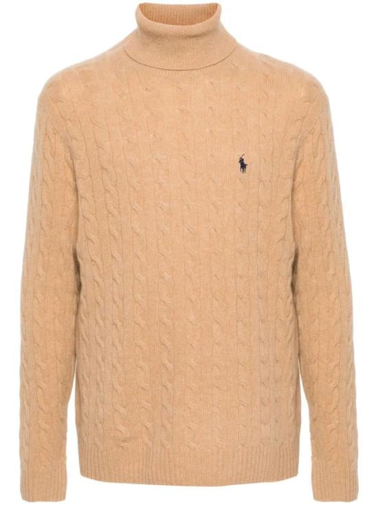 POLO RALPH LAUREN Men Turtle Neck 710 876 836 006 CAMEL MELANGE