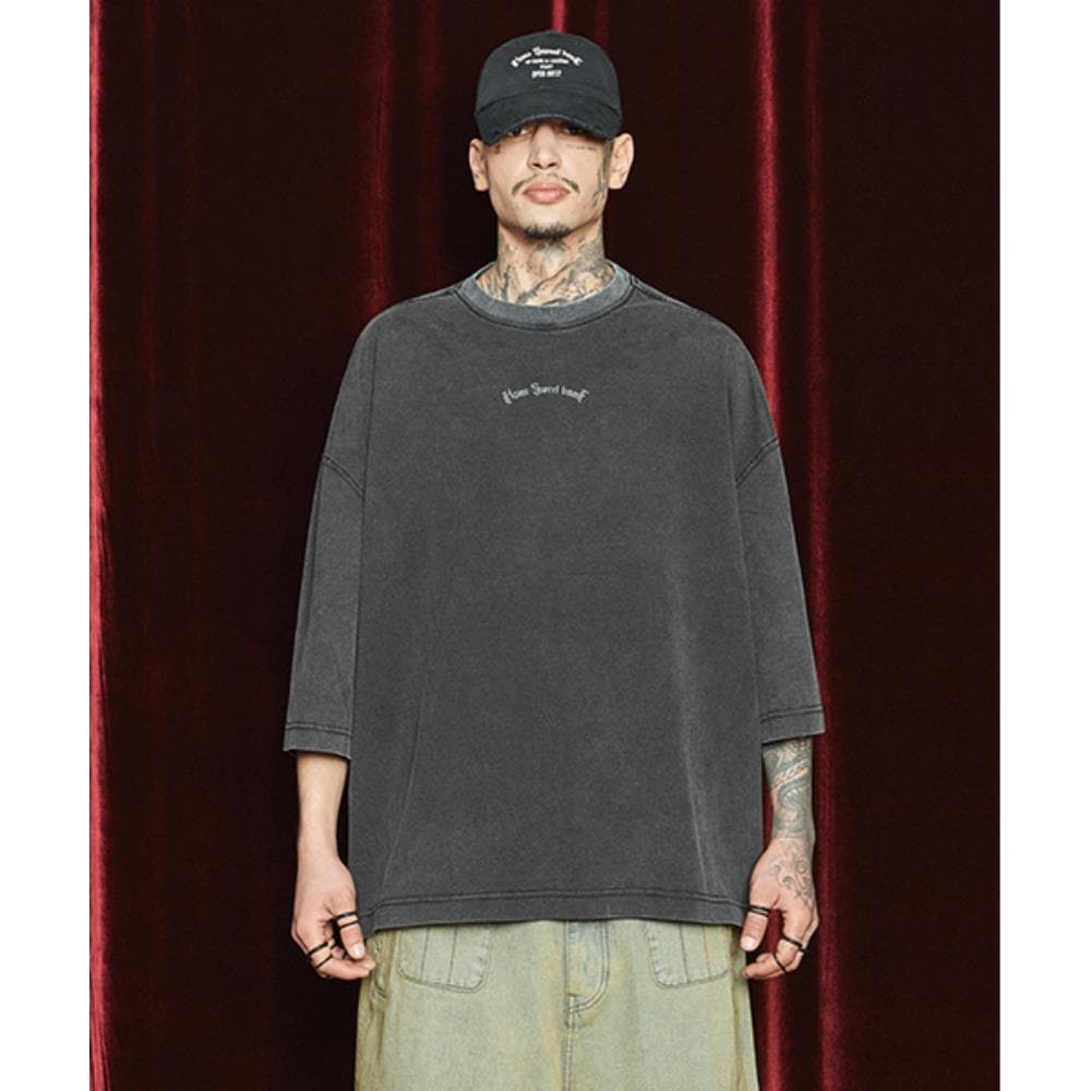 OPUS0012 Op 07 DEF OF MISFIT TSHIRT WASHED BLACK OP4A1R3