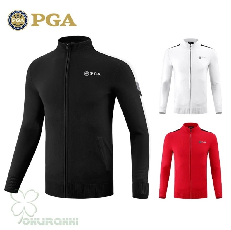 ゴルフ ゴルフウェア メンズ アウター ゴルフアウター コート ジャケット 長袖 春秋冬 防風 スポーツウェア 男性用2410gfjk08