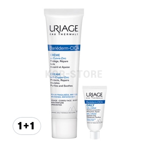バリアダム シカクリーム 40ml + シカジェルクリーム 3ml, 2セット