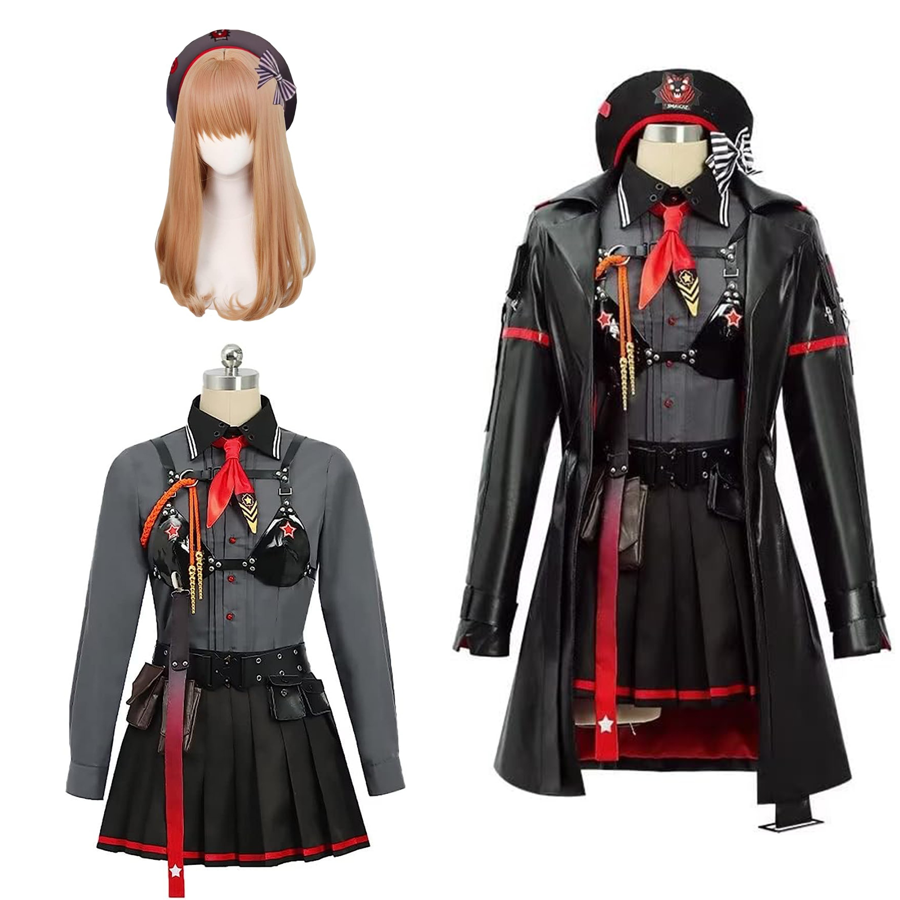 【全シリーズ発売中】 【値引き中】ウィッグ コスプレ衣装 ハロウィン コスチューム 戦闘服 学園祭 変装 制服 衣装 メガニケ コスプレ仮装 えま 勝利 エマ NIKKE コ