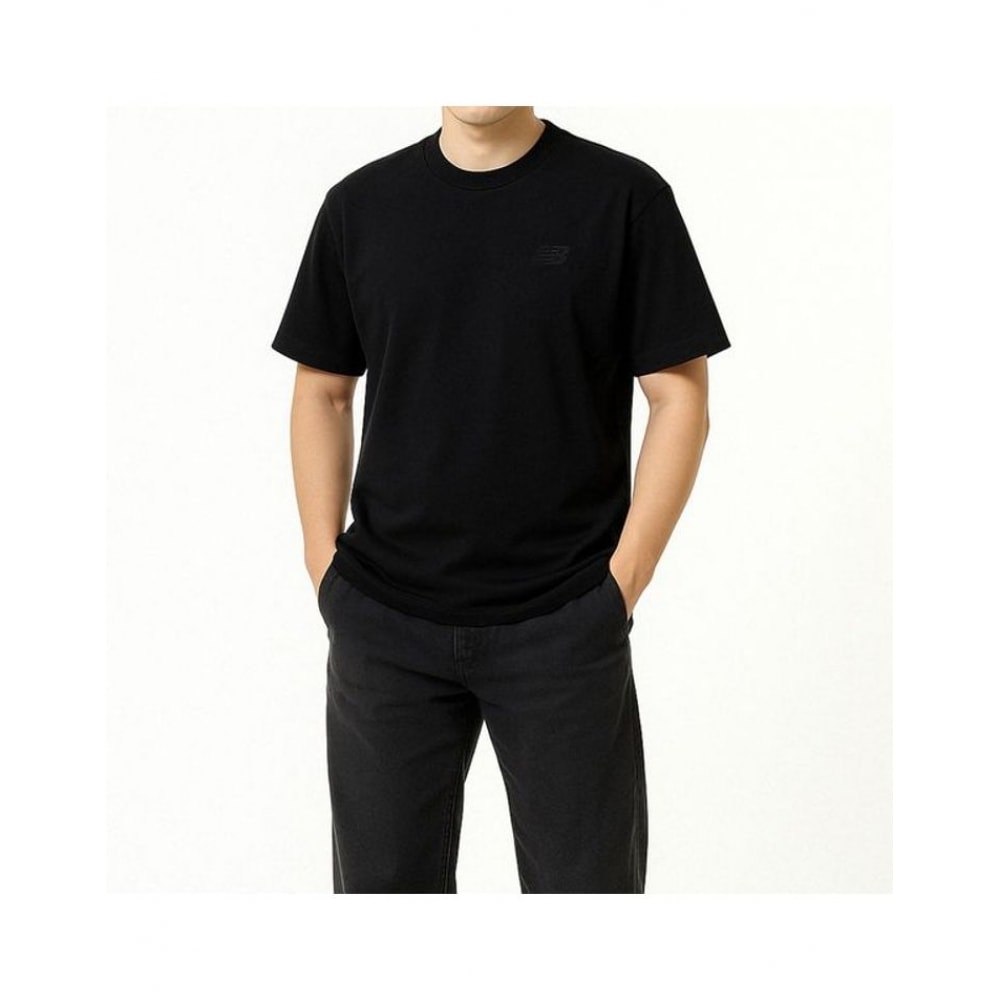 ニューバランスジュニア NB ニューバランスエンボスロゴ半袖Tシャツブラック MT43503-BK