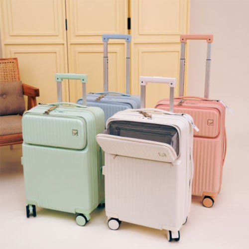 [CAMPAMENTO kanggaroo] 機内持ち込み対応 ミニスーツケース（客室乗務員にも人気旅行にも便利）53cm（20インチ）