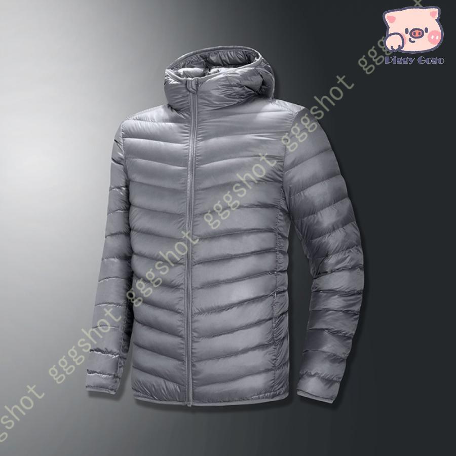 冬の特恵中綿ジャケット メンズ エナメル フード ファッション アウター ブルゾン ジャンパー ハーフコート キルティングコート 防寒着 防風 暖かい 保温 無地