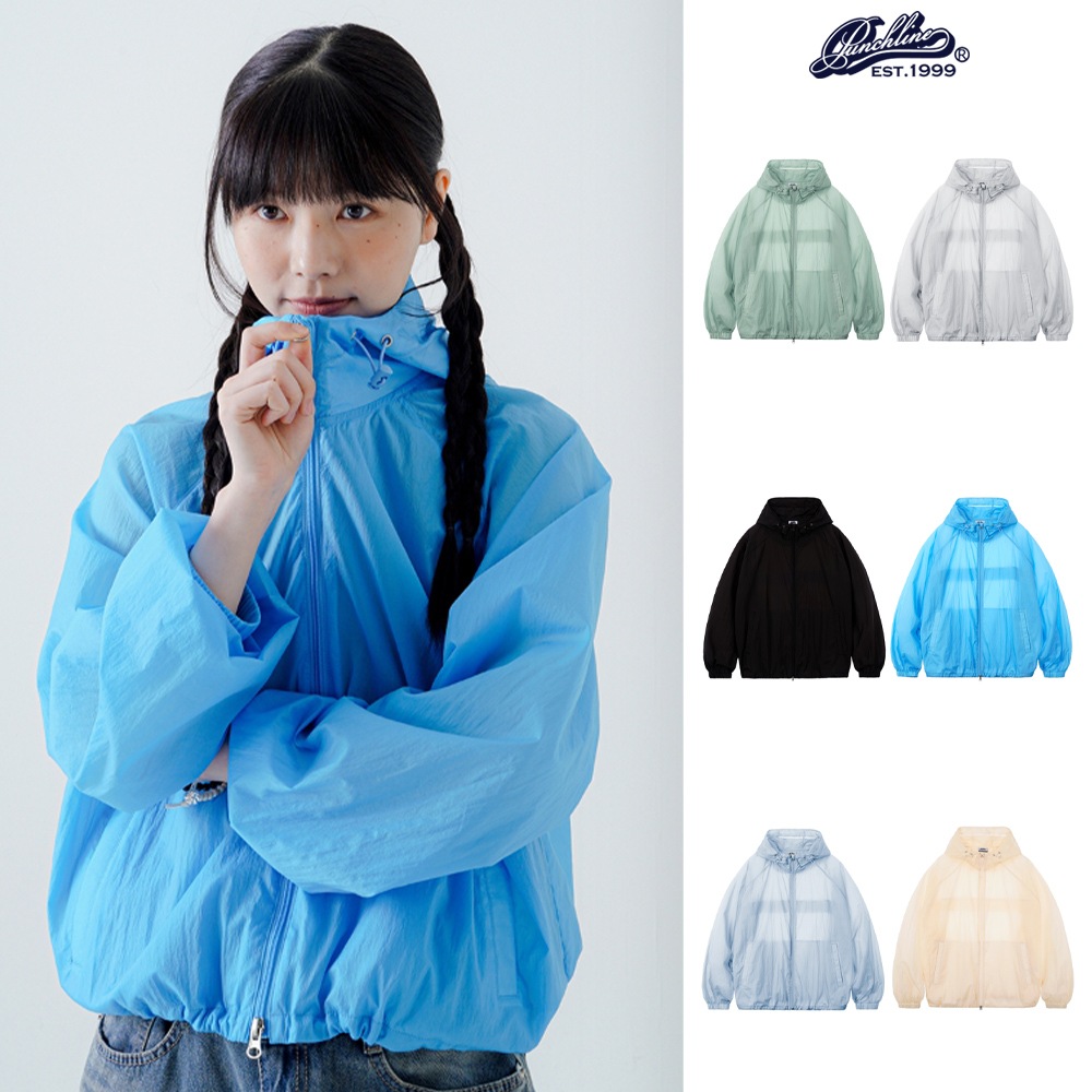 [PUNCHLINE] Surf Nylon Sheer Zip-Up
