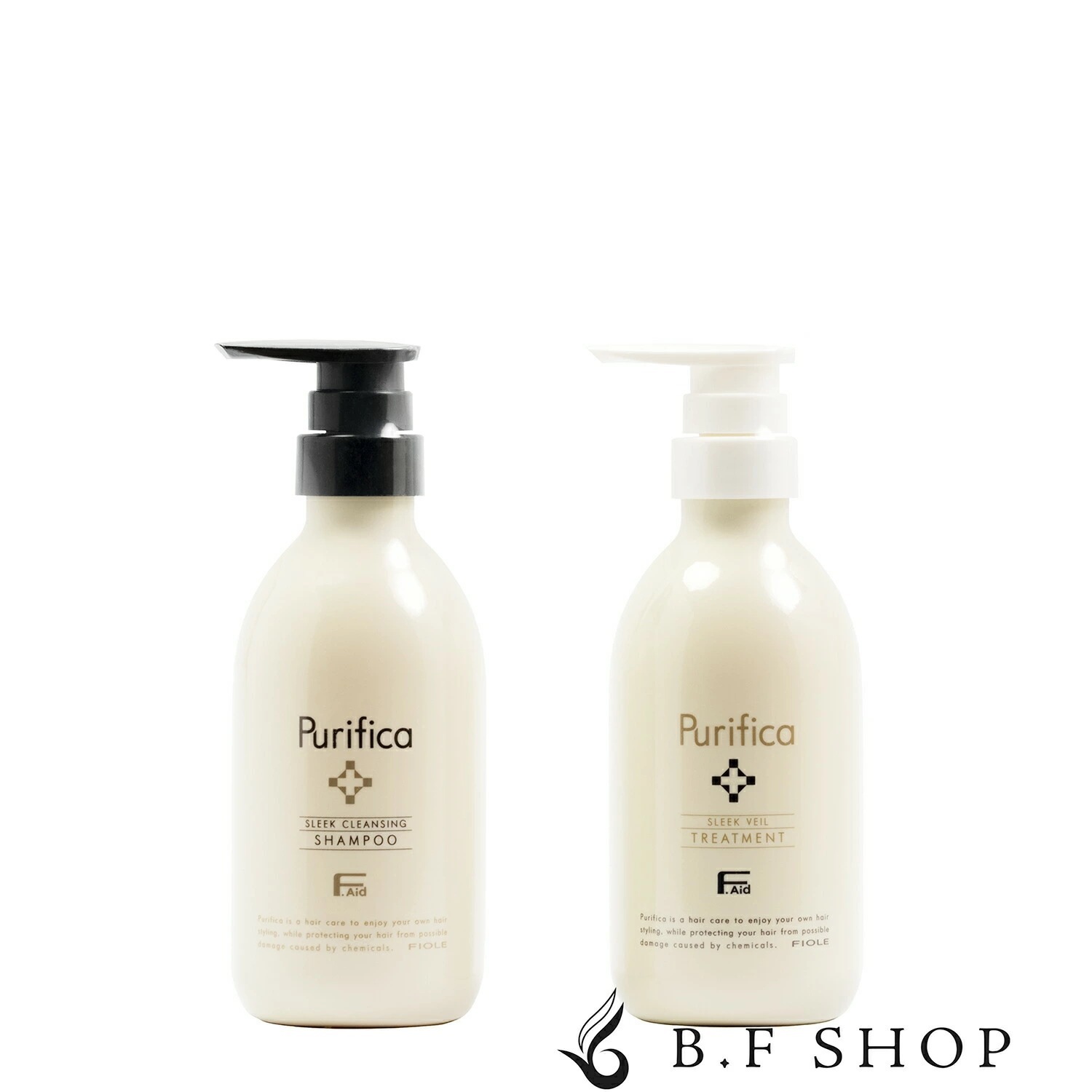 【セット品】フィヨーレ Fエイド プリフィカ シャンプー スリーク ＆ トリートメント スリーク 400ml スリーククレンジング LSC