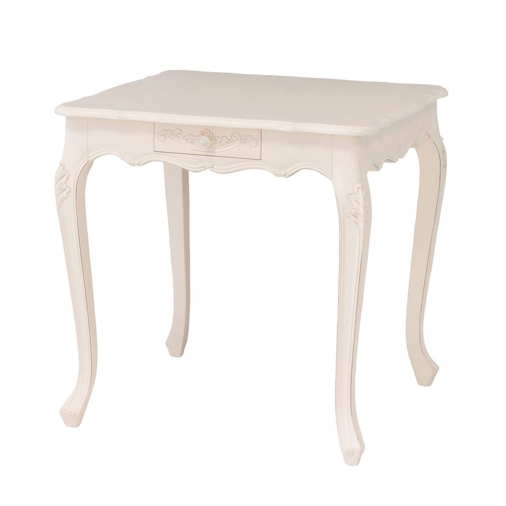 クロシオ 92347 コモ ダイニングテーブル75 引出付（ホワイト） 92347クロシオ