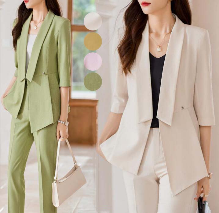 パンツスーツ 春夏 ビジネススーツ 2点セット ジャケット+パンツ セレモニースーツ レディース フォーマル リクルートスーツ 上下セット スーツ 大きいサイズ お呼ばれ カジュアル 卒園 卒業式 就