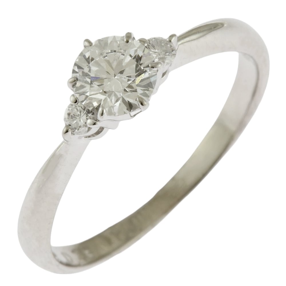 タサキ リング 指輪 9号 Pt900プラチナ ダイヤモンド TASAKI 中古 美品