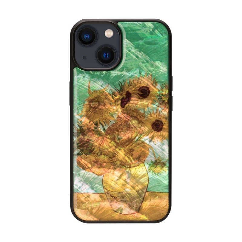 ROA　iPhone 15 Plus(6.7インチ) 天然貝ケース ikins ひまわり　I25491i15PL生活家電用アクセサリ・部品