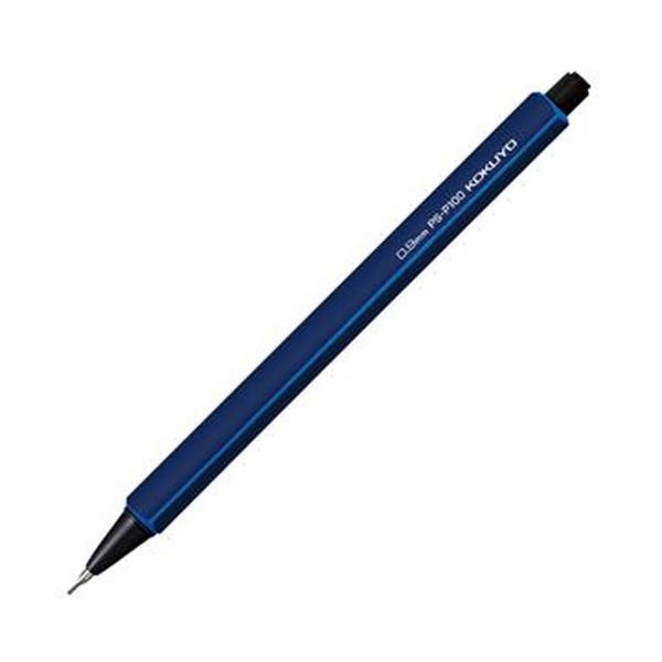 （まとめ）コクヨ 鉛筆シャープ 0.9mm（軸色：ダークブルー）PS-P100DB-1P 1セット（10本）(×10セット)