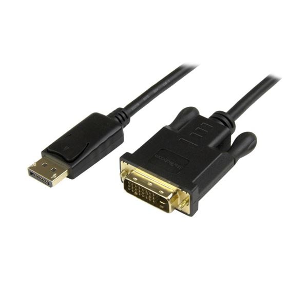 StarTech.com DisplayPort-DVI変換ケーブルアダプタ 91cm オス／オス 1920x1200対応 ブラックDP2DVI2MM3 1本