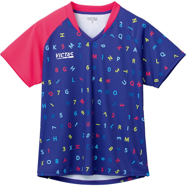 VICTAS ヴィクタス ポップフォント レディスゲームシャツ 卓球 ゲームシャツ・ 612303-8100 レディース