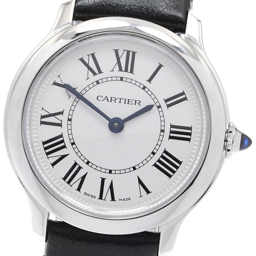 カルティエ CARTIER WSRN0030 ロンド マスト ドゥ カルティエ クォーツ レディース 良品 保証書付き_912576【中古】