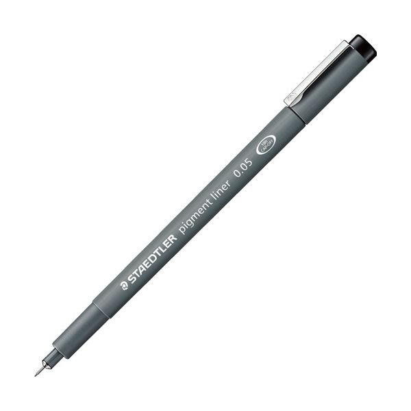 (まとめ) ステッドラー ピグメントライナー0.05mm 黒 308 005-9 1本 (×30セット)