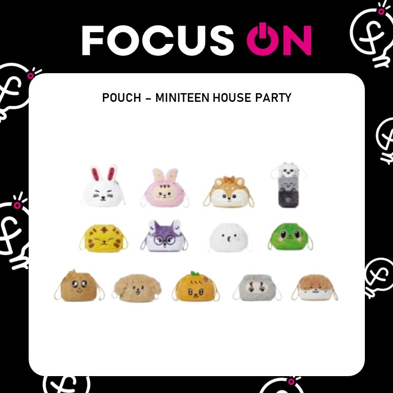 SEVENTEEN MINITEEN HOUSE PARTY OFFICIAL CHARACTER POP-UP MD POUCH 4,973円