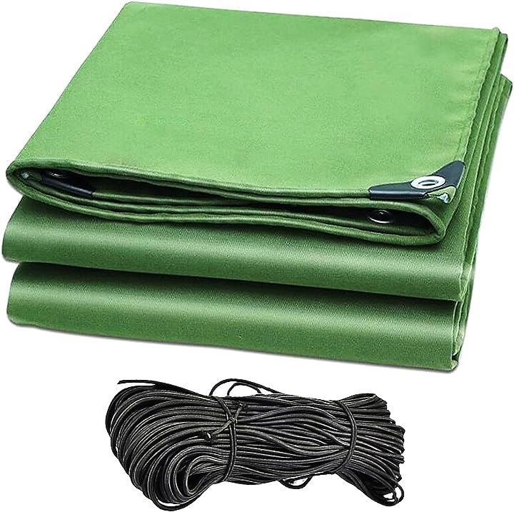 軽トラック ターポリンシート 固定用ゴムバンド 荷台シート ゴム紐付き 防水 カバー 極厚タイプ トラックシート 荷台カバー( グリーン) 4,910円