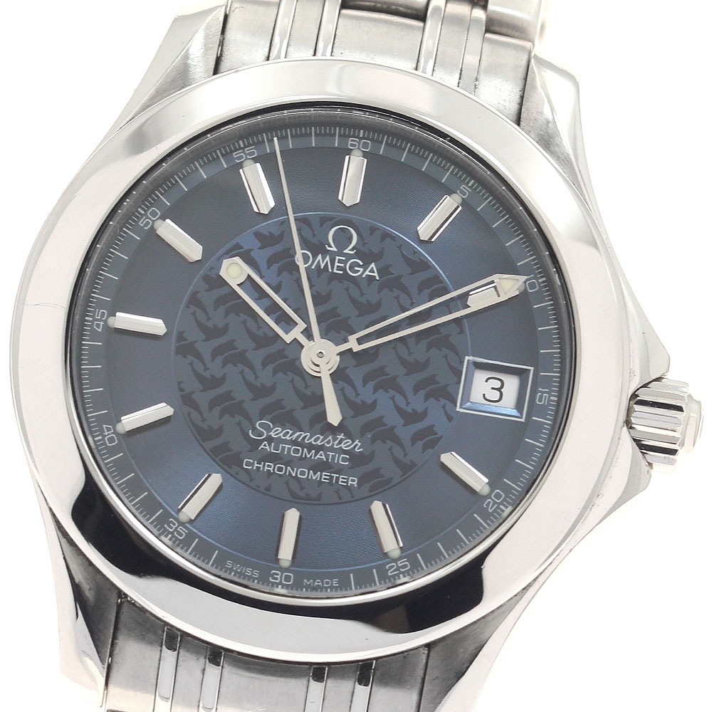 オメガ OMEGA 2506.80 シーマスター120ｍ ジャックマイヨール2000 デイト 自動巻き メンズ _900513【中古】