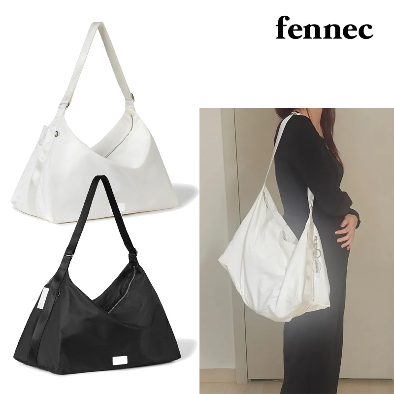 FK1SB02BKF FK1SB02WHF FABRIC HOBO BAG 大容量 軽量 ナイロン 2WAY ショルダー クロス 調整 内ポケット Dリング 分別 収納 デイリー 便利 シンプル 快適