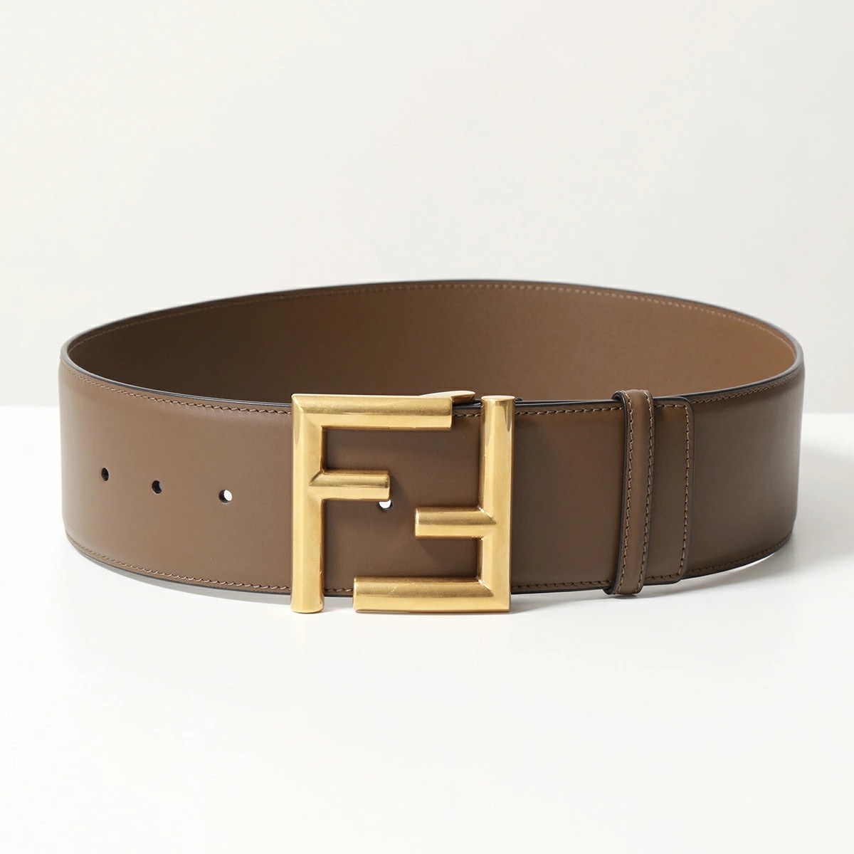 FENDI フェンディ ベルト 8C0650 AAIW レディース レザー FFロゴ FFバックル 太ベルト F1IOV/FORESTA+OBUR