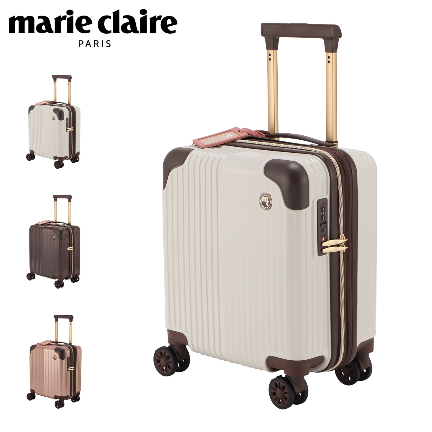 スーツケース キャリーケース レディース 29L 軽量 機内持ち込み対応 ストッパー付 TSAロック 240-6000