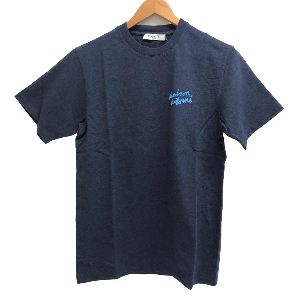 MINI HANDWRITING CLASSIC S コットン 半袖Ｔシャツ ネイビー ユニセックス ブランド 6,578円