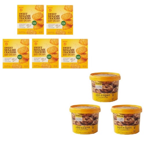 ノーブランドゴマクラッカー216g x5個+チョコチップクッキー400g x3個学校事務所スナック菓子ティータイムパーティーキャンプ 8,109円