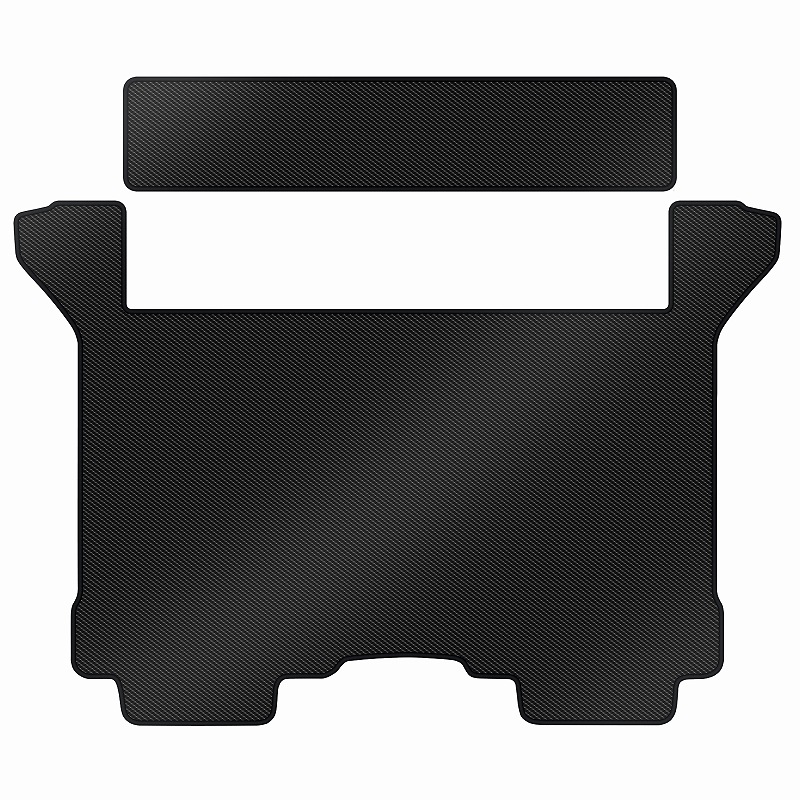 [防水マット]トヨタ アルファード ヴェルファイア 20系 セカンド・サード用 ラグマット フロアマット [カーボン柄]