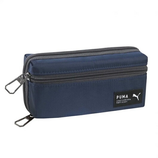 （まとめ買い）PUMA（プーマ） プリザーブホルダーペンケース ネイビー PM505NB [x3]