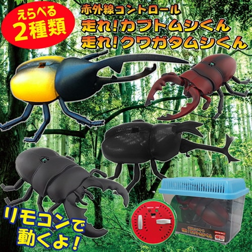Qoo10] クワガタ/カブトムシラジコン 選べる2種