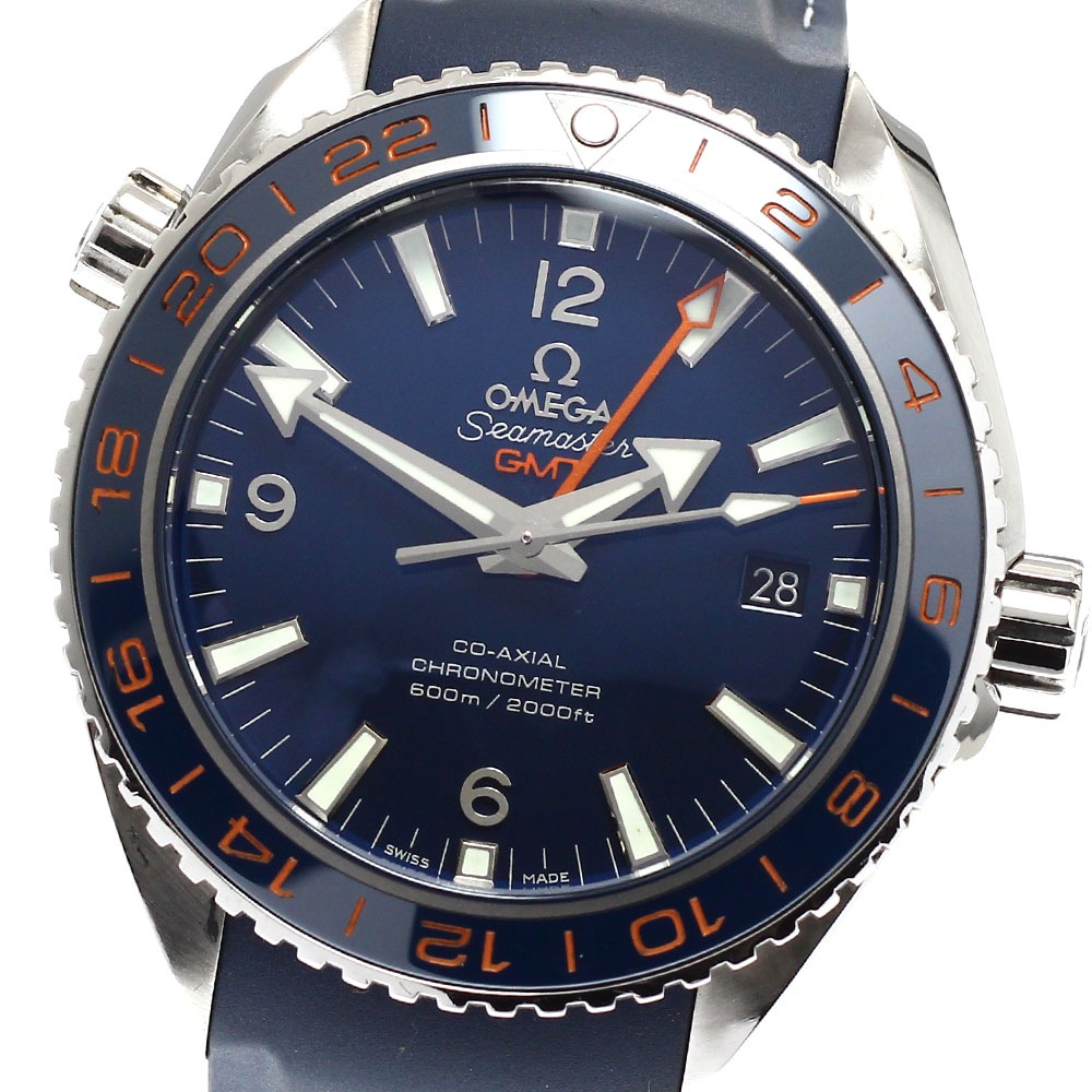 オメガ OMEGA 232.32.44.22.03.001 シーマスター プラネットオーシャン グッドプラネット コーアクシャル 自動巻き メンズ 良品 _921979【中古】