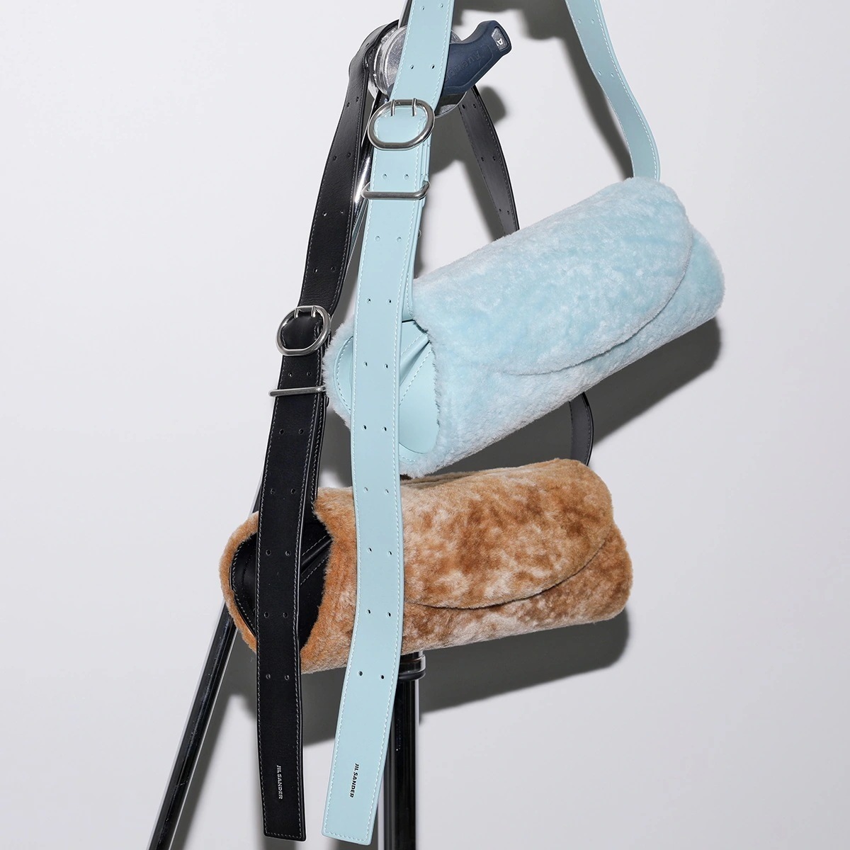 JIL SANDER ジルサンダー ショルダーバッグ CANNOLO SM カンノーロ スモール J07WD0023 P5887 レディース レザー ファー ク