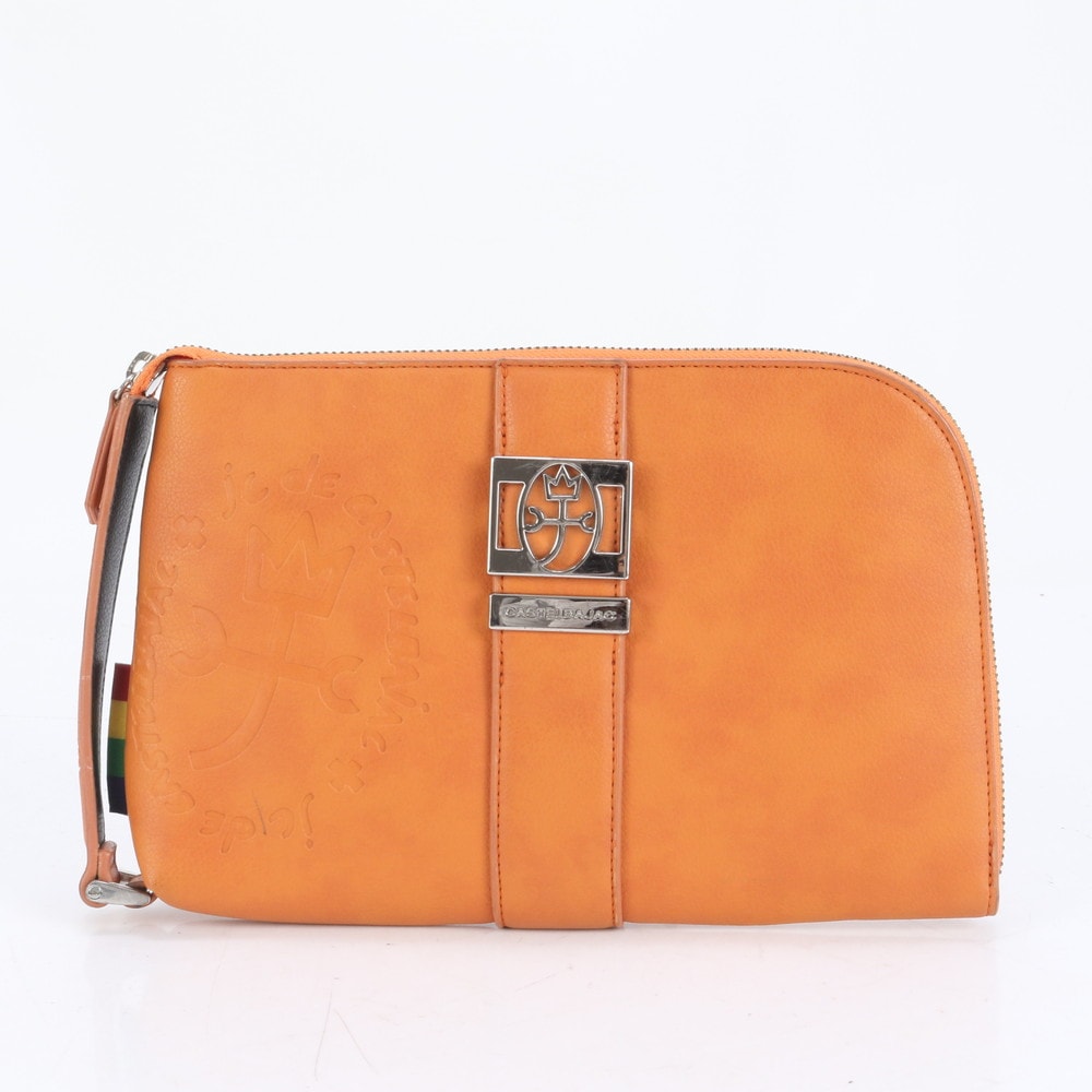 美品 ソルベ 052201 レザー セカンドバッグ クラッチ ポーチ 通勤 ビジネス メンズ RUE CO10-4 中古