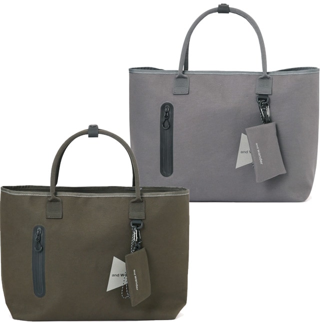 and wander アンドワンダー PE/CO totebag トートバッグ 5744975214