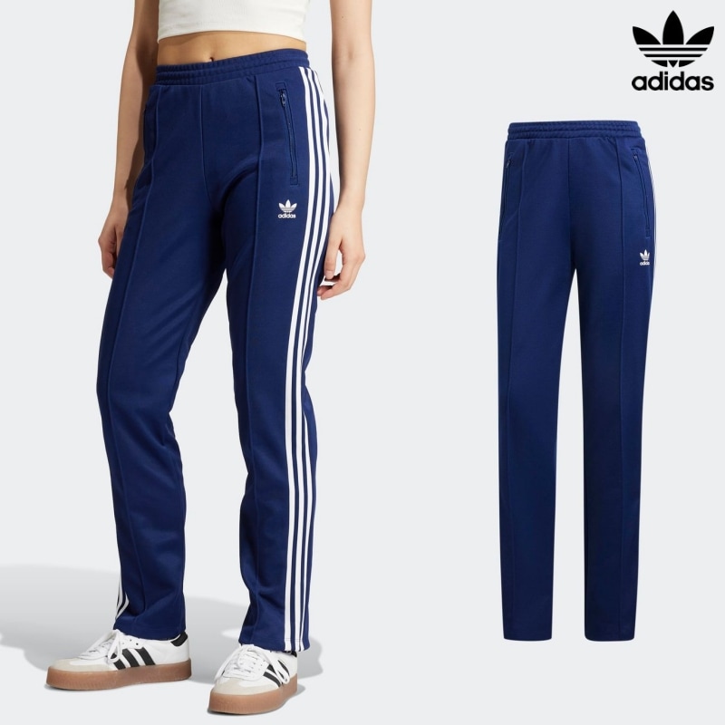 [ADIDAS] アディダス レディース ベッケンバウアー トラックパンツ ジャージ / DARK BLUE