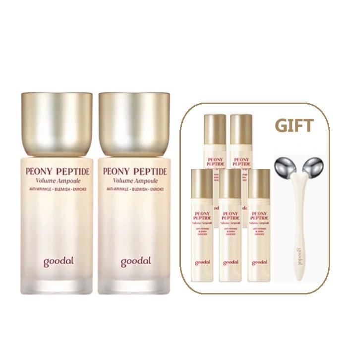 2+1 ピオニーペプチドアンプル 50ml +フェイスローラー GIFT