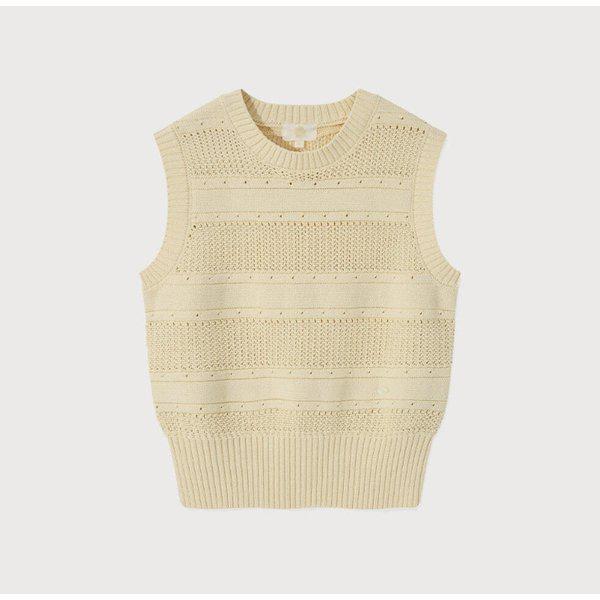 女性スカシニットベスト B1 CO2502KT84 BT