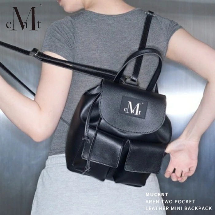 【送料無料】MUCENT(ムセント)/AREN TWO POCKET LEATHER MINI BACKPACK リュック