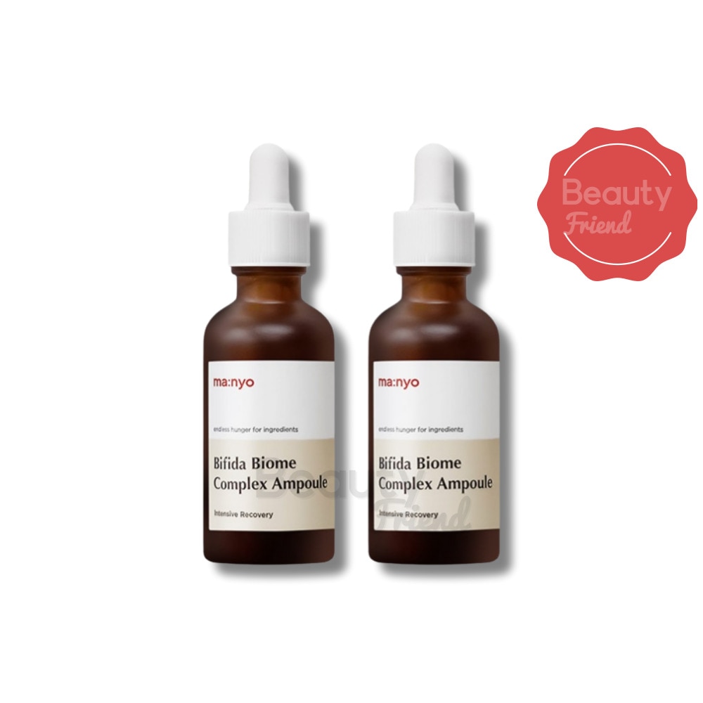 ビフィダバイオームコンプレックスアンプル 30mL / 2個 高濃縮美容液 アンプル 肌環境 肌バリアケア 塗る乳酸菌 10重ヒアルロン酸 韓国コスメ スキンケア マニョ